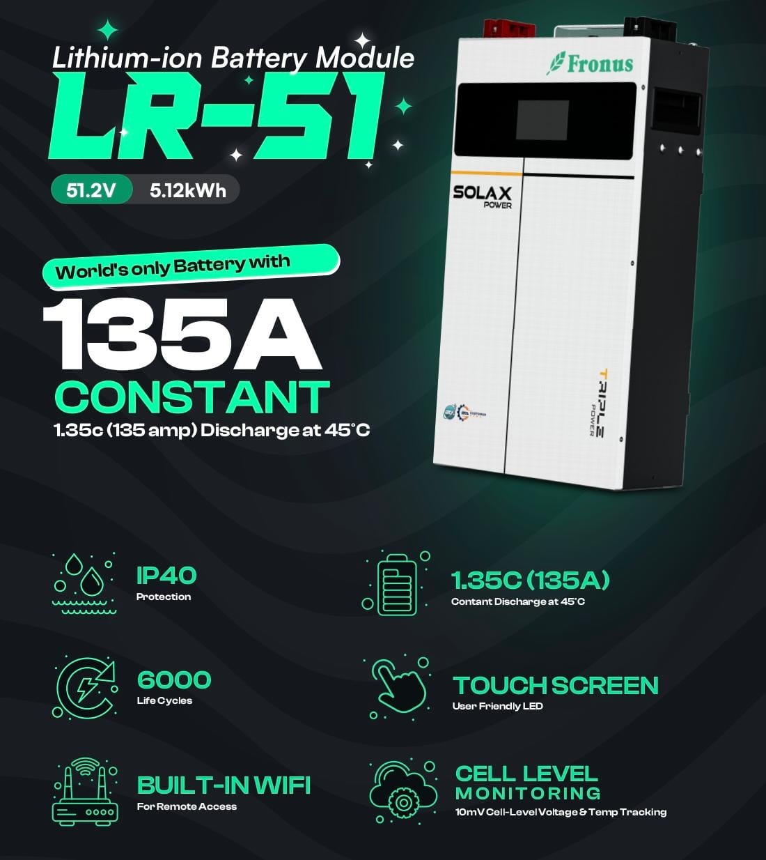 5 kWh Lithium Battery Solax Power LD51