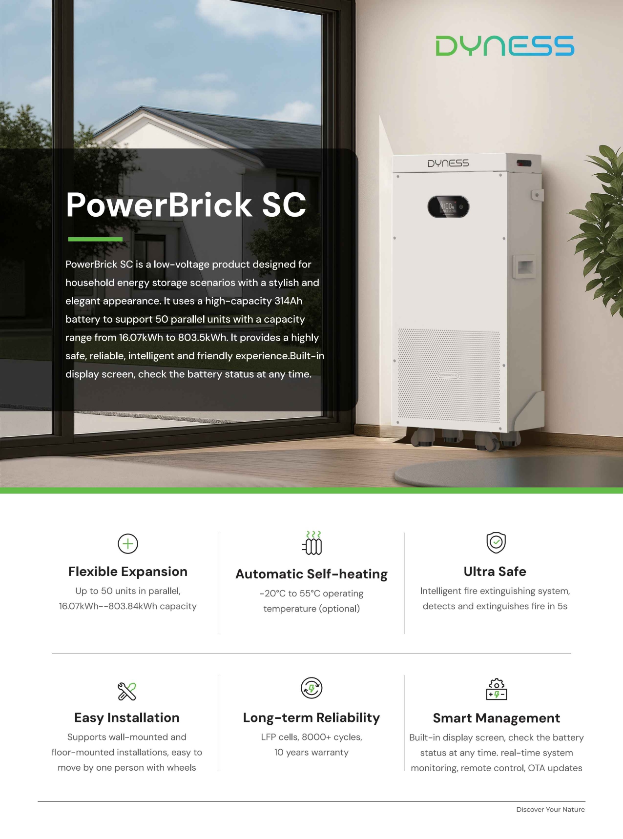 Dyness 16 kWh Power Brick 51V, 314Ah | 16 kwh Dyness Lithium Battery