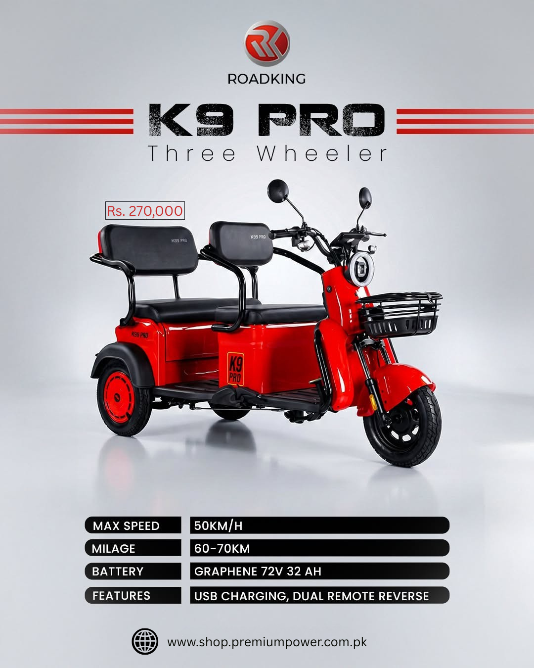 K9 Pro EV Bike