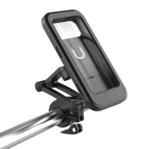Waterproof Mobile Phone Holder for Motorcycle & EV Bikes with 360 degree rotation | Bike Phone Holder |